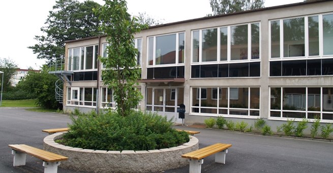 Utsidan på Torpskolan